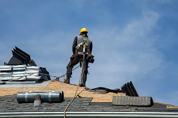 Professional Roof Replacement technician working in Babson Park, FL